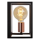Lucide 08224/01/30 nástenná lampa Arthur 1x60W | E27 - čierna, stmievateľná