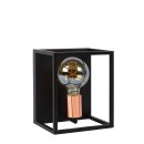 Lucide 08224/01/30 nástenná lampa Arthur 1x60W | E27 - čierna, stmievateľná