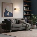 Ideal Lux 088266 nástenné svietidlo Clip Small Oro 2x60W | E27 - zlaté