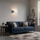 Ideal Lux 088273 nástenné svietidlo Clip Small Argento 2x60W | E27 - strieborné, obdĺžnik