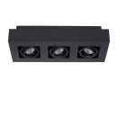 Lucide 09119/16/30 stropné bodové svietidlo Xirax 3x5W | GU10 | 2200-3000K - Dim to warm