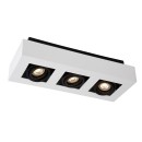 Lucide 09119/16/31 stropné bodové svietidlo Xirax 3x5W | GU10 | 2200-3000K - Dim to warm