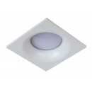Lucide 09924/01/31 zápustné bodové svietidlo Ziva 1x5W | GU10 | IP44 - kúpeľňové, biela, štvorec