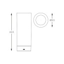 Zuma Line 003064-028066 LED stolná lampička ESTERNO integrovaný LED zdroj