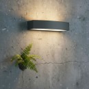 Ideal Lux 100371 vonkajšie nástenné svietidlo Andromeda 2x60W | E27 | IP55 - čierne