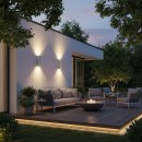 Ideal Lux 100388 vonkajšie nástenné svietidlo Gun 2x35W | GU10 - biela