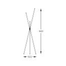 Zuma Line 003064-028069 LED stojacia lampa LAUTARO integrovaný LED zdroj