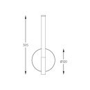 Zuma Line 003064-028071 LED nástenné svietidlo LAUTARO integrovaný LED zdroj