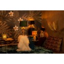 Lucide 10505/81/02 stolná lampička Extravaganza Coconut 1x40W | E27 - mosadz, vypínač na kábli