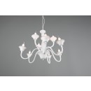 Trio 112900931 závesné stropné svietidlo Elsa 9x40W | E14 - biela