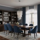 Ideal Lux 117737 závesné stropné svietidlo Carlton 8x40W | E14 - chróm