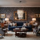 Ideal Lux 117737 závesné stropné svietidlo Carlton 8x40W | E14 - chróm