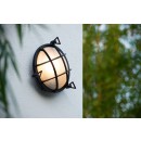 Lucide 11890/25/30 nástenná vonkajšia lampa Dudley 1x40W | E27 | IP65 - čierna, stmievateľná