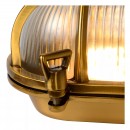 Lucide 11891/20/02 nástenná vonkajšia lampa Dudley 1x40W | E27 | IP65 - mosadzná, stmievateľná