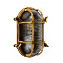 Lucide 11891/20/02 nástenná vonkajšia lampa Dudley 1x40W | E27 | IP65 - mosadzná, stmievateľná