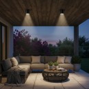 Ideal Lux 122687 vonkajšie stropné svietidlo Gun Nero 1x28W | GU10 - čierne