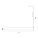 Zuma Line 002177-030012 LED závesné stropné svietidlo COMO integrovaný LED zdroj