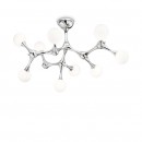 Ideal Lux 149622 prisadené stropné svietidlo Nodino 9x15W | G9 - biele