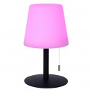 Lucide 13815/02/99 RIO exteriérové ​​stolné svietidlo LED 1,8W | 150lm | 3000K | RGB | IP44 - biela, čierna