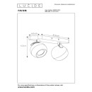 Lucide L099320231 bodové stropné svietidlo FAVORI GU10