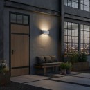 Ideal Lux 158822 vonkajšie nástenné svietidlo Andromeda Grigio 1x60W | E27 | IP55 - šedé