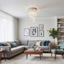 Ideal Lux 168920 prisadené stropné svietidlo Carlton 8x40W | E14 - chrom, číra