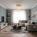 Ideal Lux 168937 prisadené stropné svietidlo Carlton 12x40W | E14 - chróm, číra