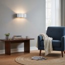 Ideal Lux 170923 nástenné svietidlo Clip Corten 2x40W | G9 - hnedé