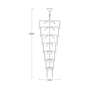 Zuma Line 003064-029222 závesné stropné svietidlo LUXE E14
