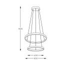Zuma Line 003064-026645 LED závesné stropné svietidlo BRENO integrovaný LED zdroj