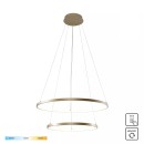 Zuma Line 18140GD-2 LED závesné stropné svietidlo BRENO | 50W integrovaný LED zdroj | 3000/4000/6000K