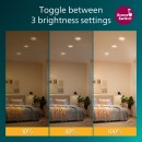 Philips 8721103038012 LED zapustené svietidlo Cilantro  | 5W integrovaný LED zdroj | 500lm | 2700K | biela