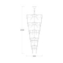 Zuma Line 003064-029224 závesné stropné svietidlo LUXE E14