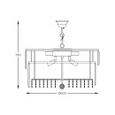 Zuma Line 003064-026664 závesné stropné svietidlo CAMILLE E14