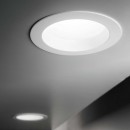 Ideal Lux 193533 LED zápustné stropné bodové svietidlo Basic wide 1x20W | 1900L | 3000K | IP44 - biela