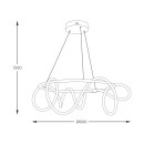 Zuma Line 003064-026627 LED závesné stropné svietidlo BALBO integrovaný LED zdroj