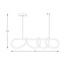 Zuma Line 003064-026626 LED závesné stropné svietidlo BALBO integrovaný LED zdroj