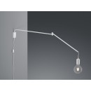 Trio 200200131 nástenné svietidlo Line 1x40W | E27 | IP20 - otočné ramená, káblový spínač, biela