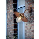 Trio 201760124 záhradná nástenná lampa Brenta 1x40W | E27 | IP44 - hrdzavo hnedá patina