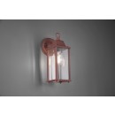 Trio 201960124 záhradná nástenná lampa Olona 1x20W | E27 | IP23 - hnedá patina