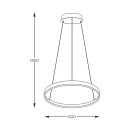 Zuma Line 003064-026650 LED závesné stropné svietidlo BRENO integrovaný LED zdroj