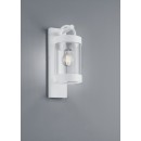 Trio 204160131 vonkajšie nástenné svietidlo Sambesi 1x28W | E27 | IP44 - súmrakové čidlo, biela