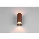 Trio 204260224 vonkajšie nástenné svietidlo Roya 2x35W | GU10 | IP44 - hrdza, svieti hore aj dole