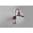 Trio 207269124 vonkajšie nástenné svietidlo s pohybovým čidlom Norman 1x40W | E27 | IP44 - hnedá
