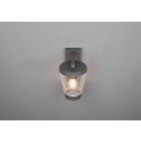 Trio 211069142 vonkajšie nástenné svietidlo s pohybovým čidlom Cavado 1x40W | E27 | IP44 - antracit
