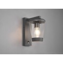 Trio 211069142 vonkajšie nástenné svietidlo s pohybovým čidlom Cavado 1x40W | E27 | IP44 - antracit