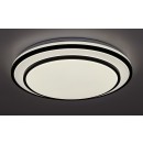 Rabalux 2130 LED stropné svietidlo Lupita 1x40W | 2700lm | 3000-6500K- stmievateľné, časovač, pamäťová funkcia, nočné osvetlenie, diaľkové ovládanie, čierna, biela