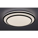 Rabalux 2130 LED stropné svietidlo Lupita 1x40W | 2700lm | 3000-6500K- stmievateľné, časovač, pamäťová funkcia, nočné osvetlenie, diaľkové ovládanie, čierna, biela