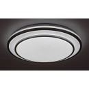 Rabalux 2131 LED stropné svietidlo Lupita 1x40W | 2700lm | 3000-6500K- stmievateľné, časovač, pamäťová funkcia, nočné osvetlenie, diaľkové ovládanie, strieborná, biela
