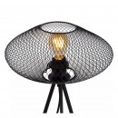 Lucide 21523/01/30 stolná lampička Mesh 1x40W | E27 - čierna, vypínač na kábli